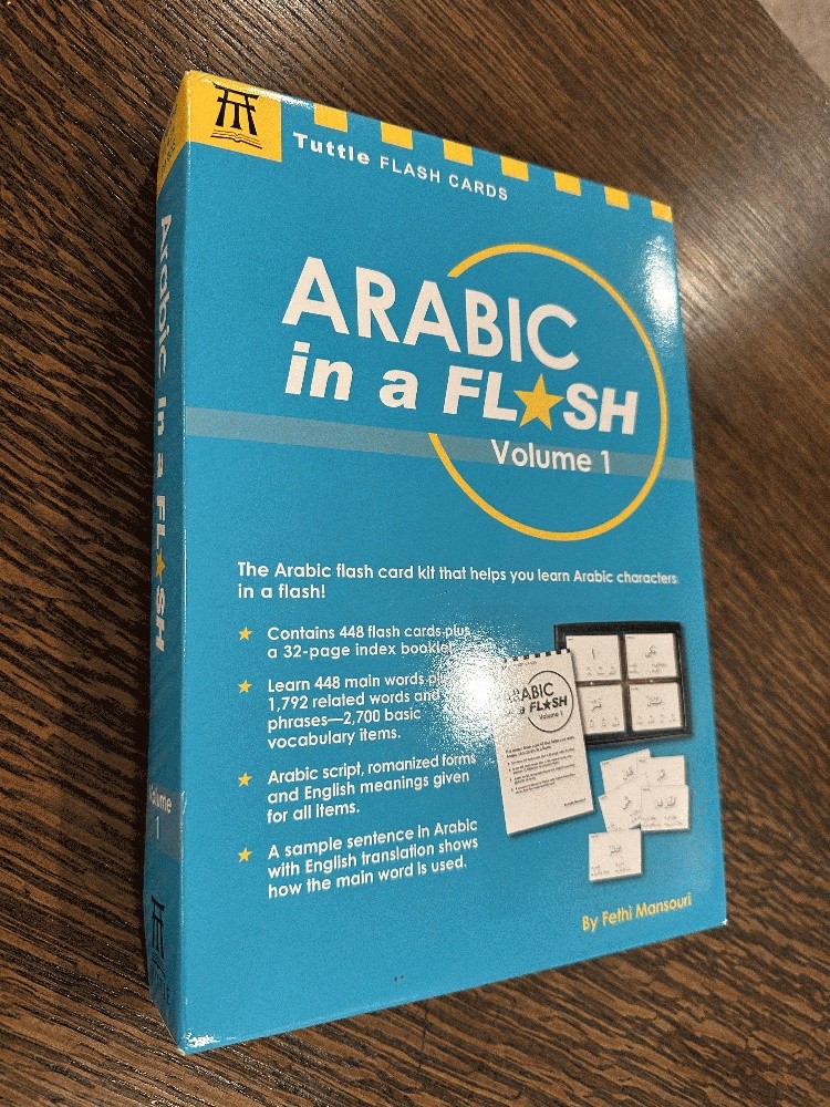Arabic in a Flash Kit Volume 1: A Set of 448 Flash Cards with 32-page Instruct..