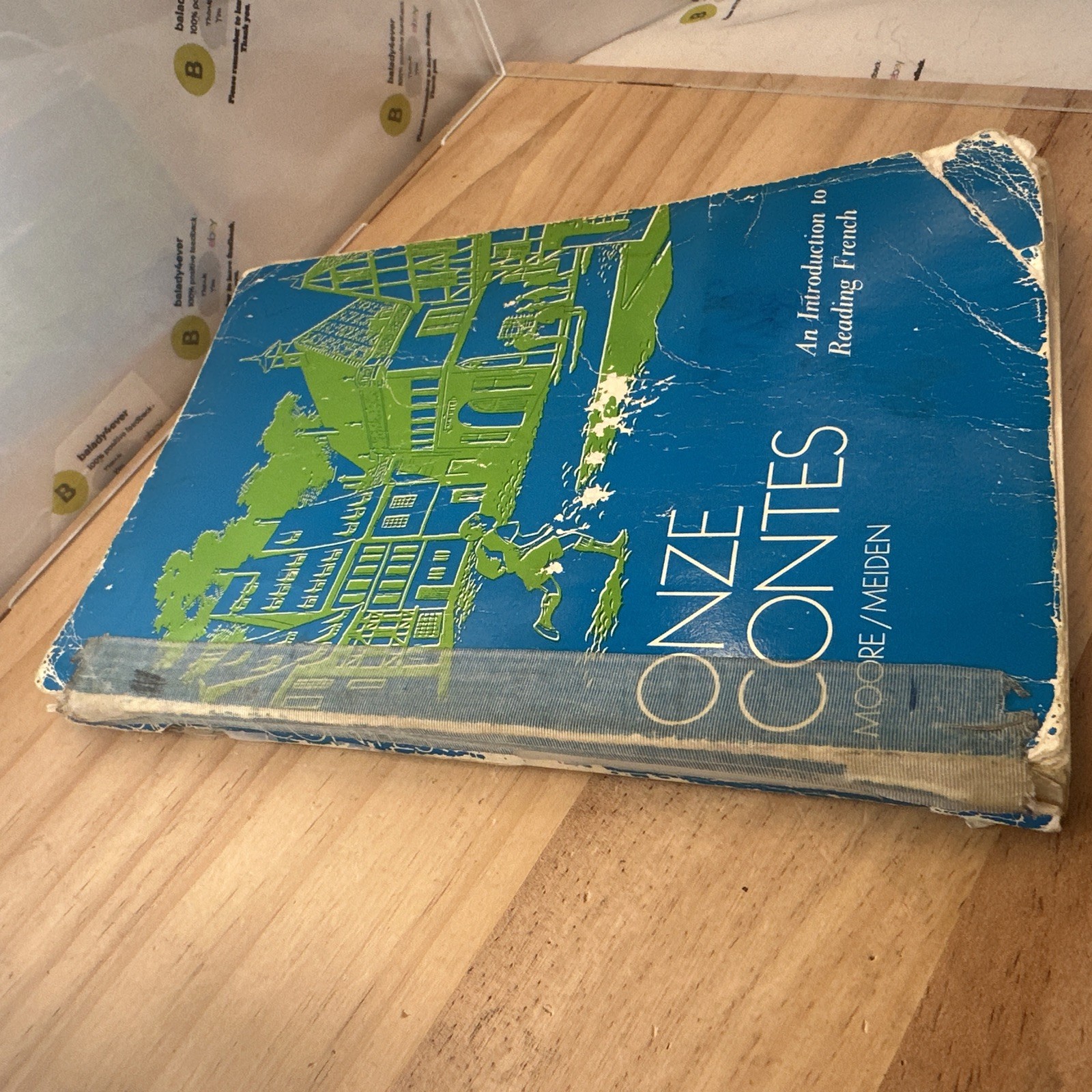 Onze Contes: An Introduction to Reading French Soft Cover By Moore/Meiden