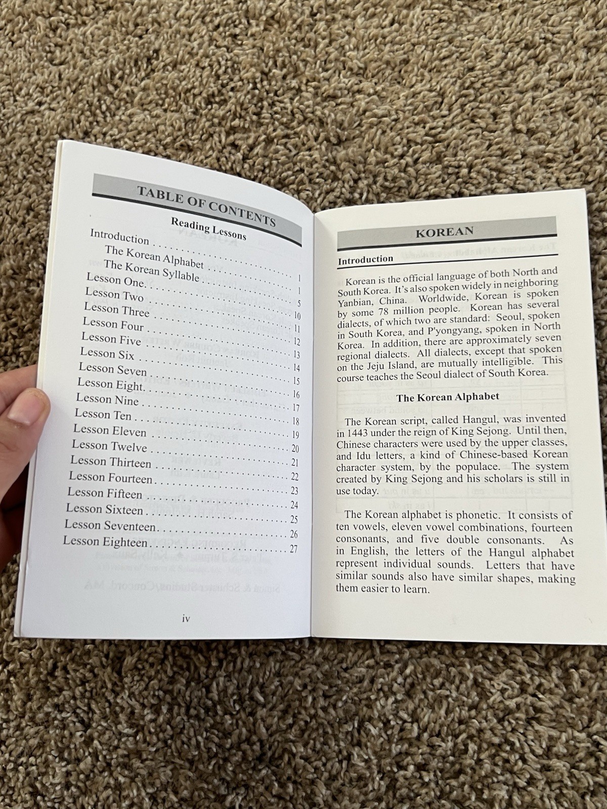 Let’s Talk in Korean By Lee/Ryu (1986), & Pimsleur Korean Pamplet (2005) Books