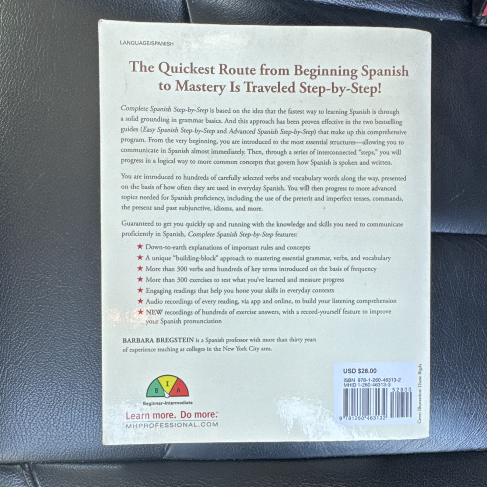 McGraw Hill Complete Spanish Step-by-Step Premium 2nd Ed Bregstein PB 2020