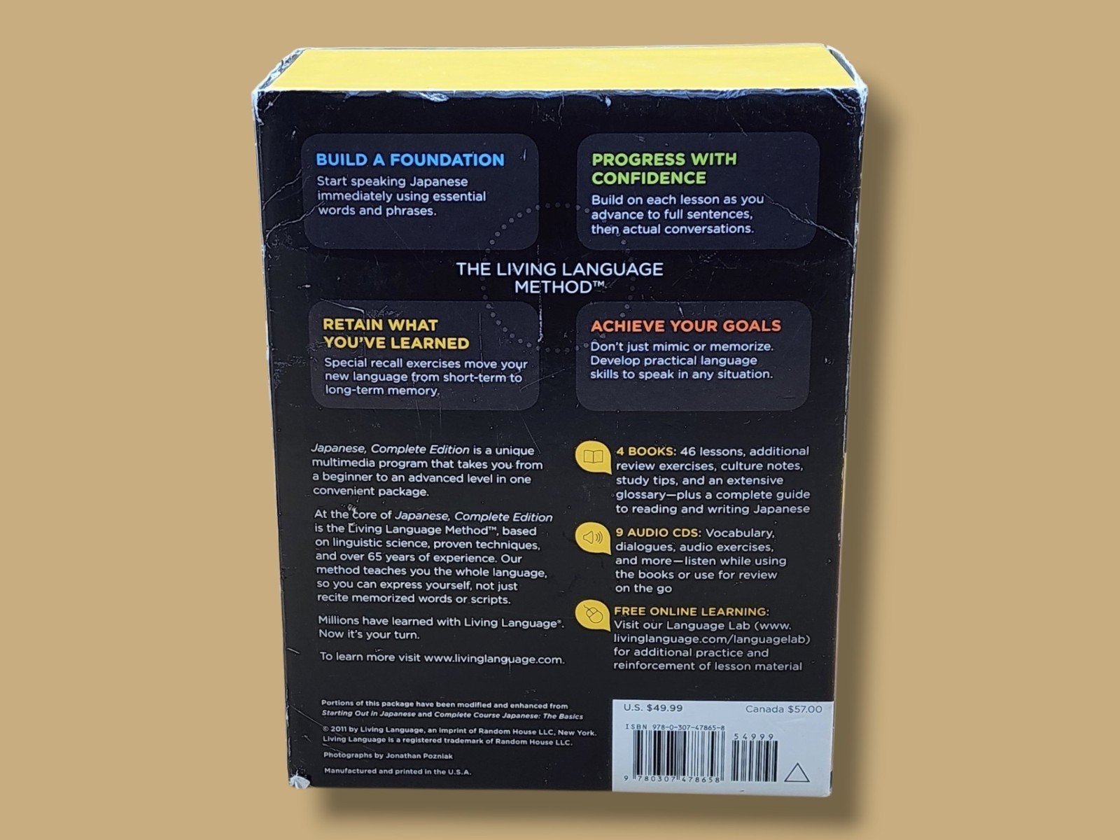 Living Language Japanese Complete Edition Beginner-Advanced Course Books & CDs