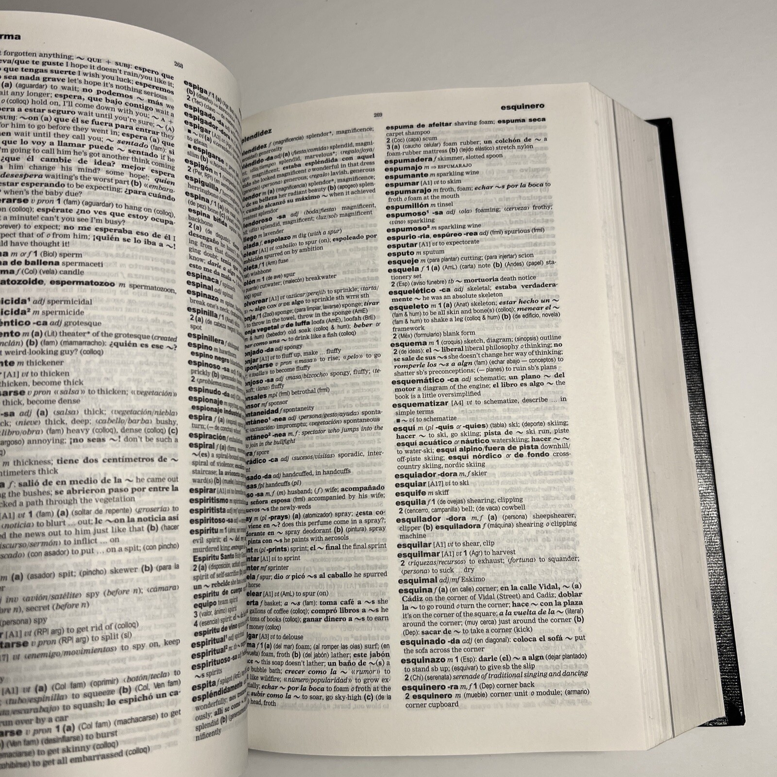 Oxford Spanish English Dictionary Hardcover Dictionary Hardcover No Dust Jacket