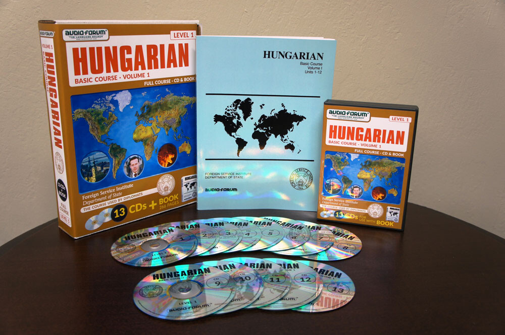 FSI: Basic Hungarian 1 (13 CDs/Book) by Foreign Service Institute / Audio Forum