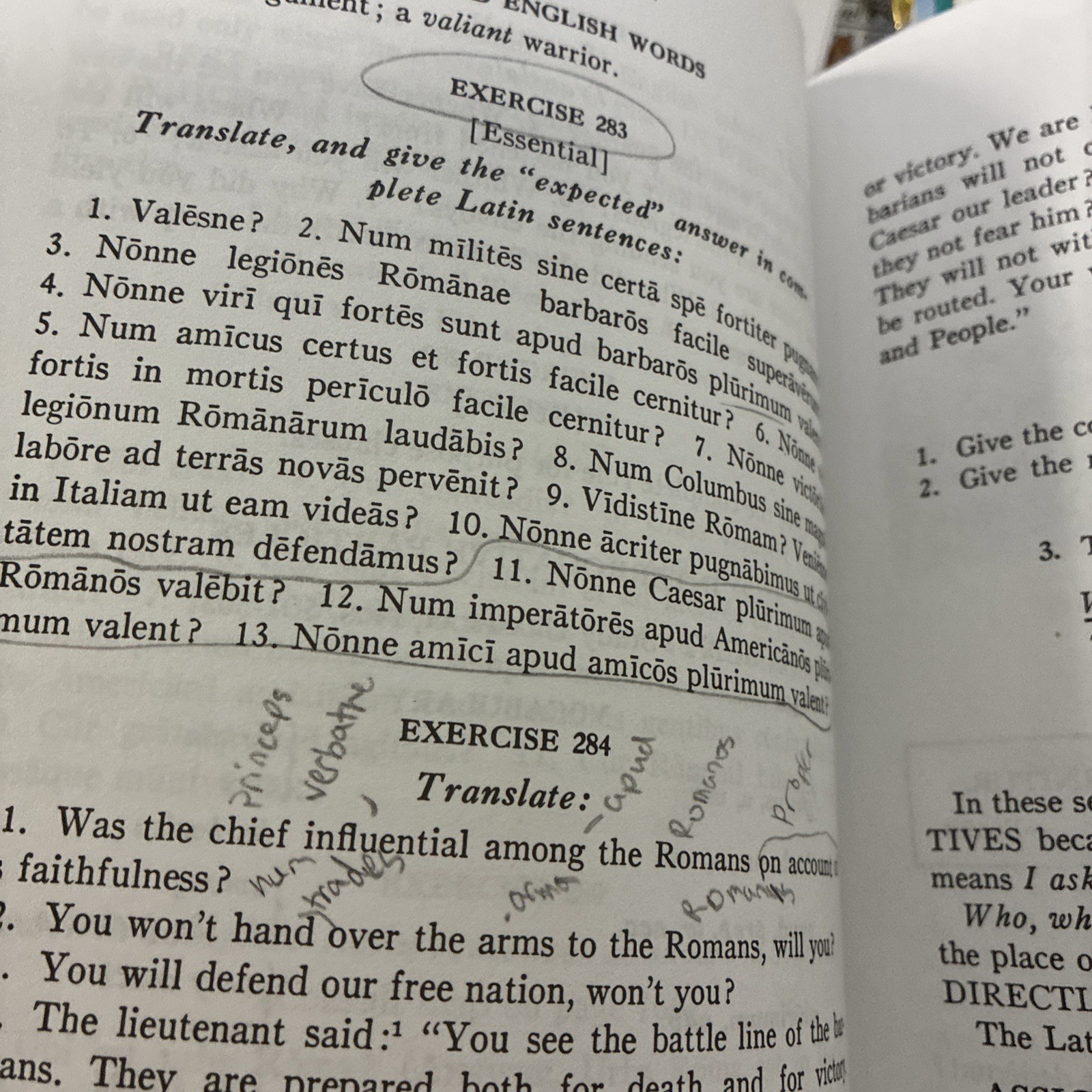Henle First Year Latin Set – Text and Grammar Book