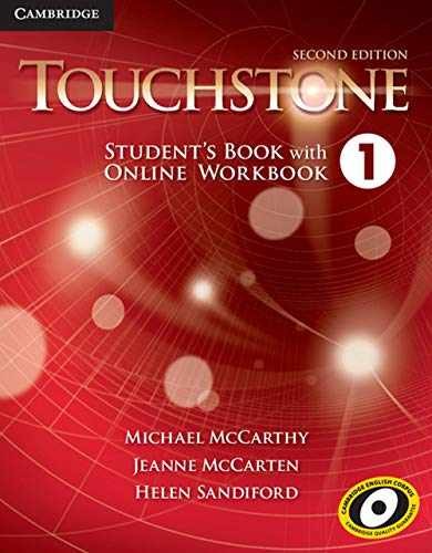 Touchstone Level 1, – Paperback, by Michael McCarthy Jeanne – Very Good h