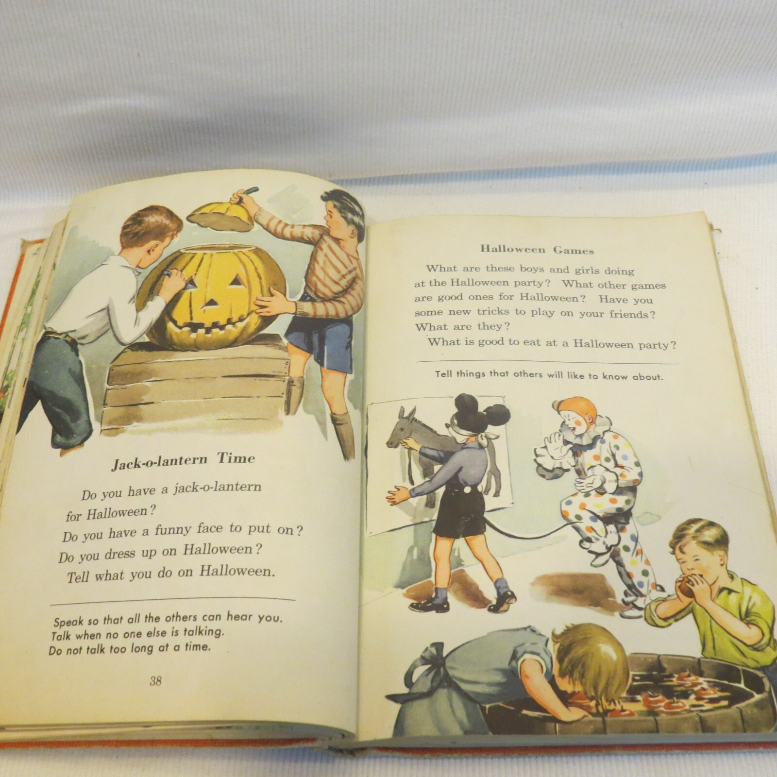 Vintage School Book Language for Meaning– Let’s Talk By McKee & Harrison 1947 HC