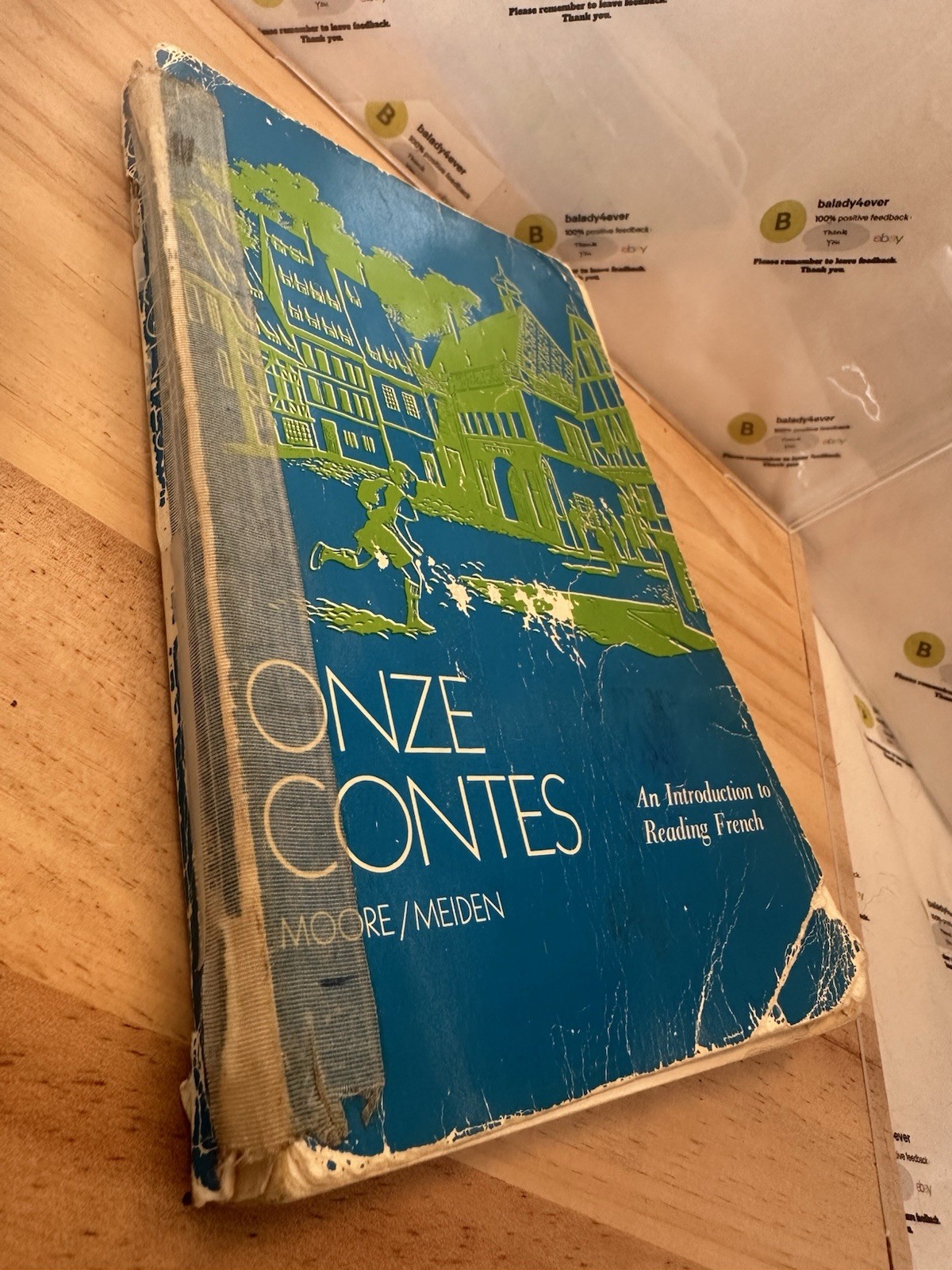 Onze Contes: An Introduction to Reading French Soft Cover By Moore/Meiden
