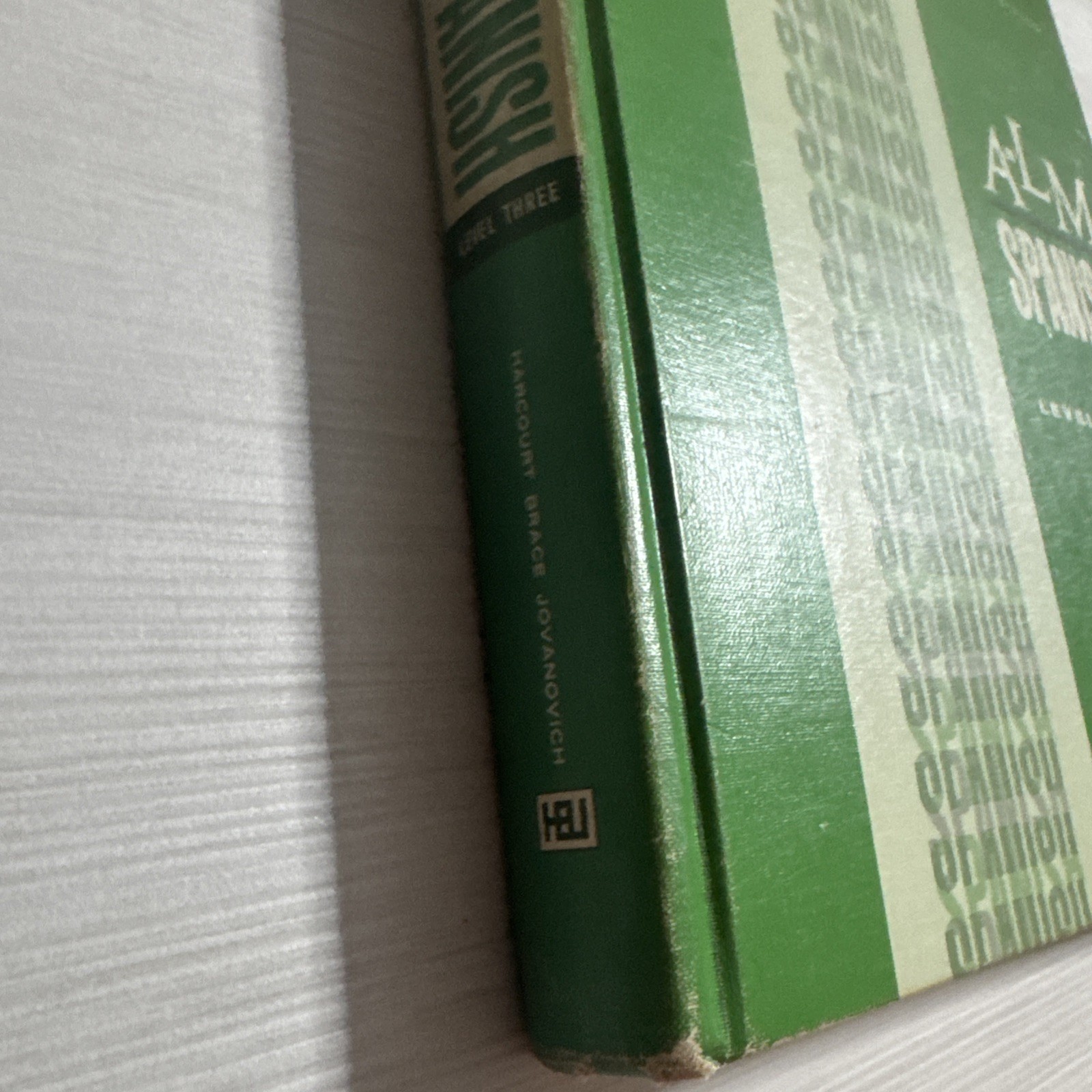 HBJ ALM Spanish Level Three Teacher Manual Vintage 1971 Good Condition