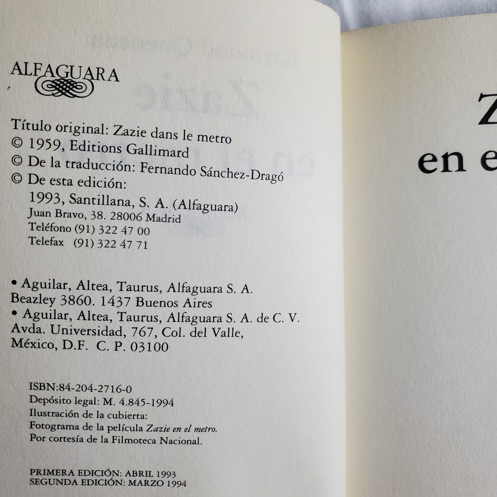 Spanish vintage books Lot of 3 Authors Bowles Queneau Yourcenar paperback