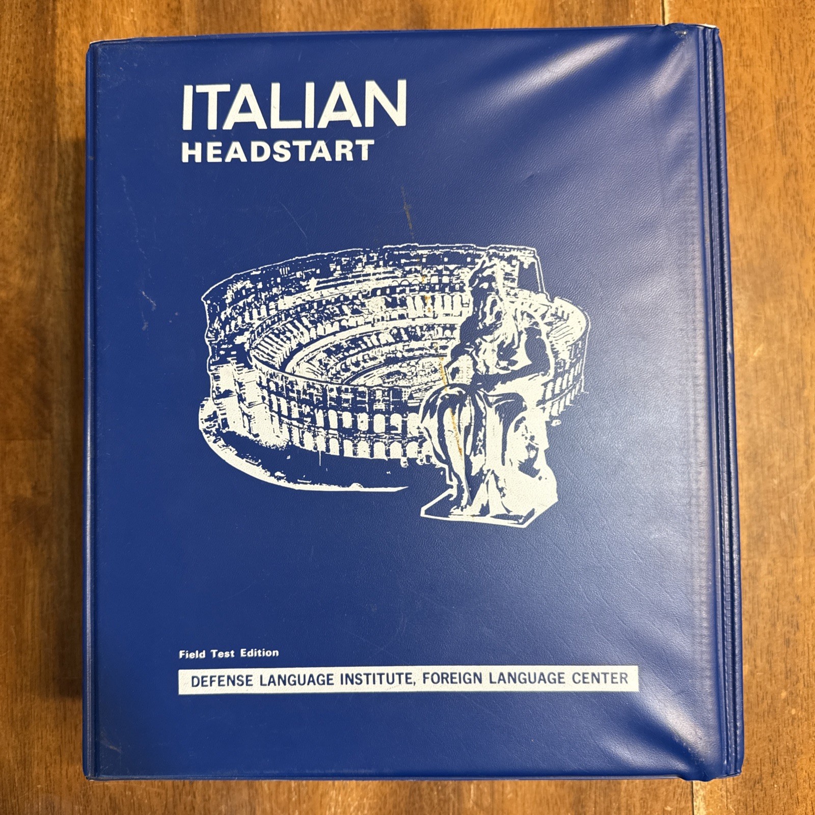 Italian Headstart Defense Language Foreign Audio Cassettes Field Test Edition