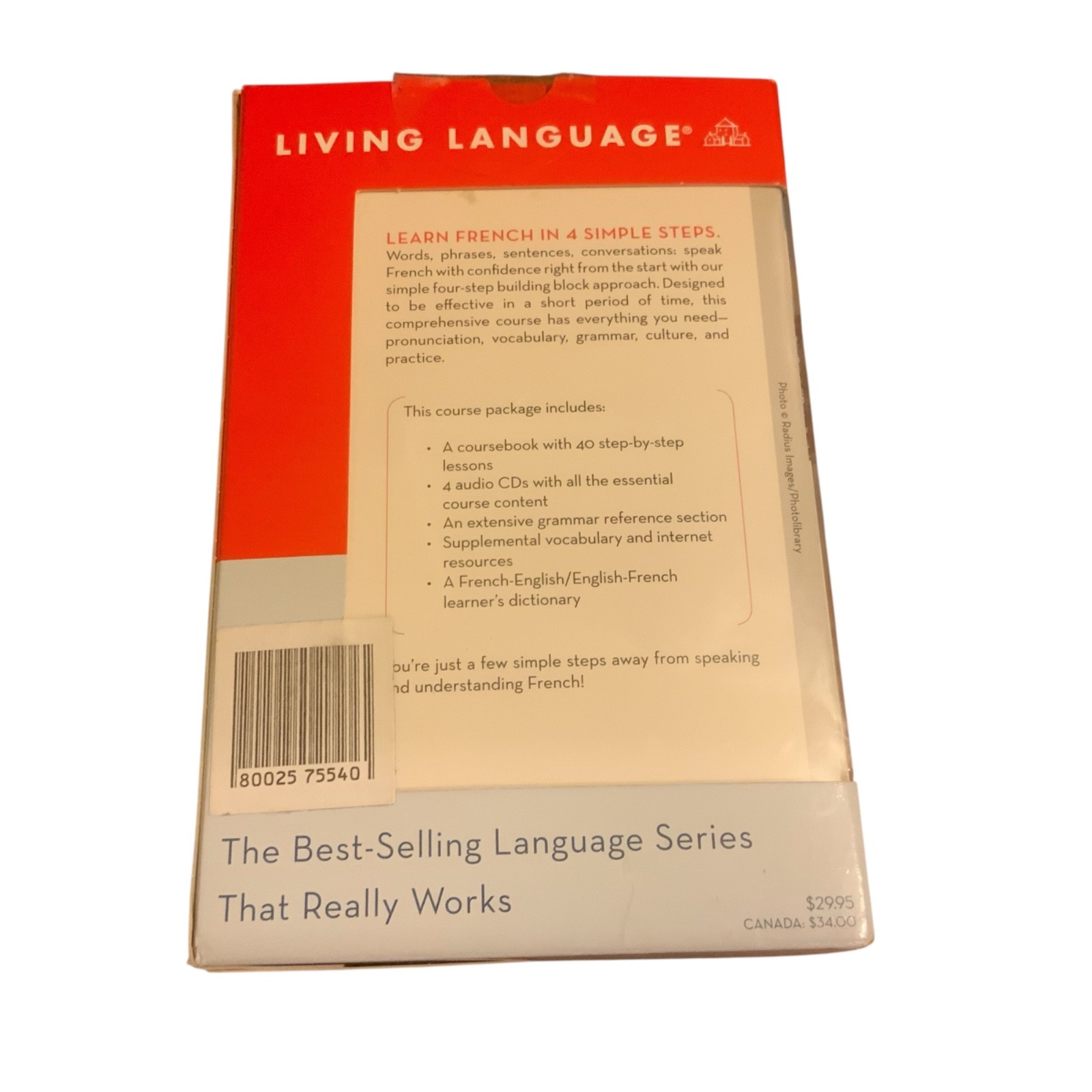 Complete Courses : French : Learn in 4 Simple Steps! by Living Language