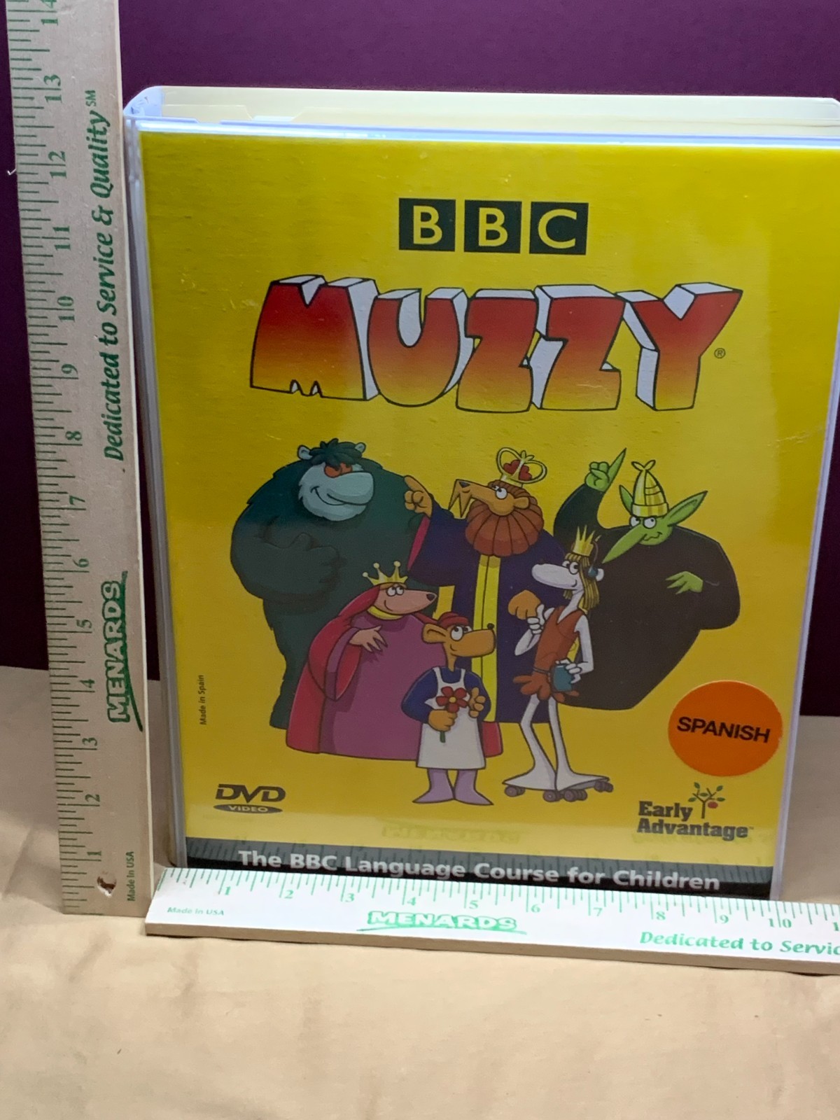 BBC “MUZZY” SPANISH LANGUAGE COURSE FOR CHILDREN OR EVEN ADULTS/ BOOKETS & CD’S