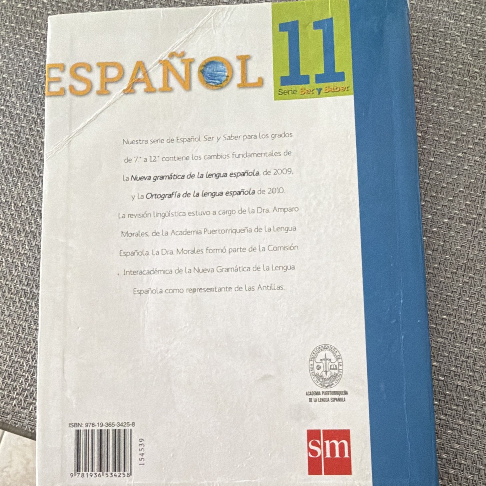 SM Español 11 Ser y Saber Textbook by Ignacio García B2 Upper-Intermediate