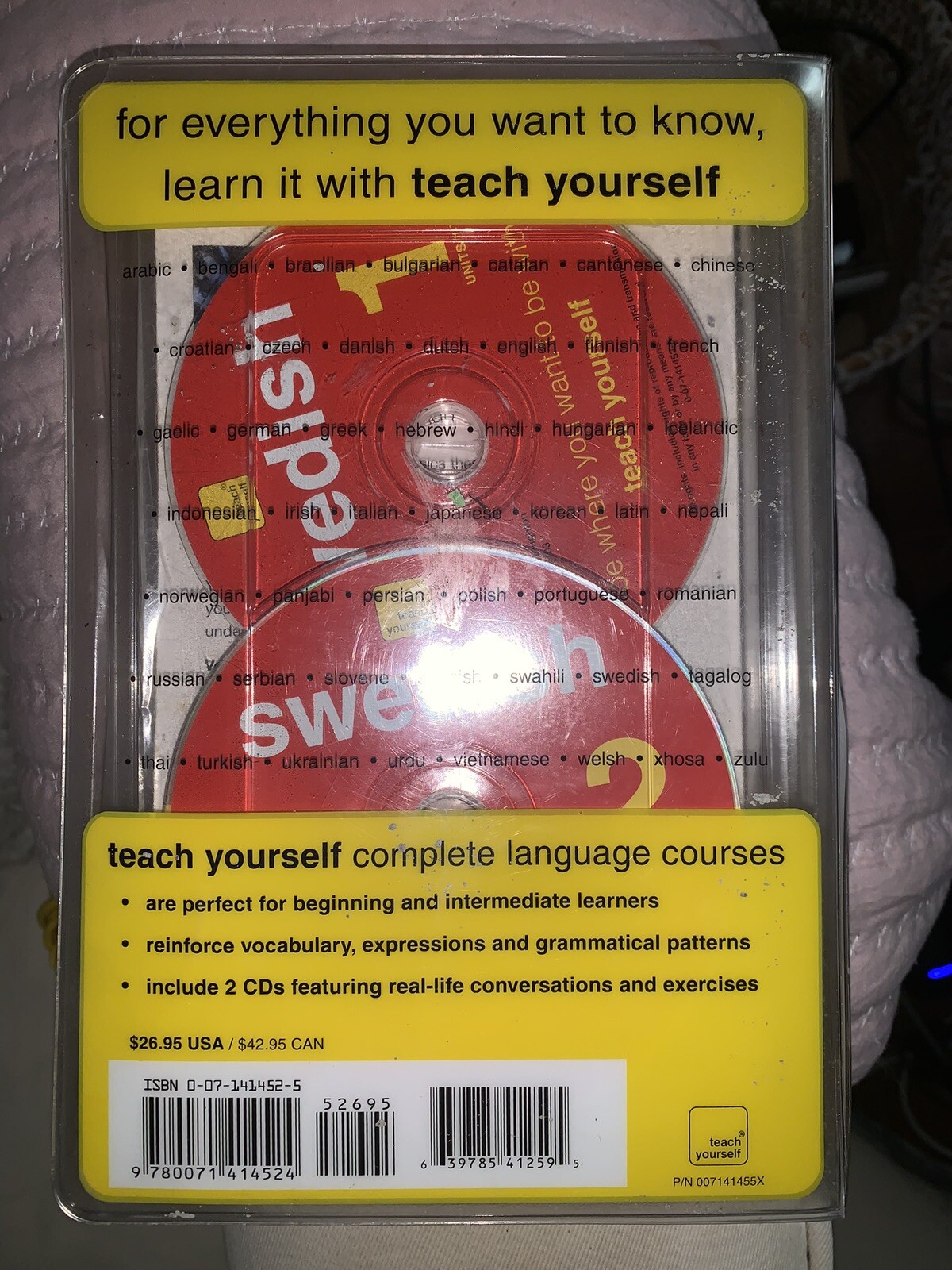 Teach Yourself Swedish Complete Course Package (Book + 2 CDs) By Vera Croghan
