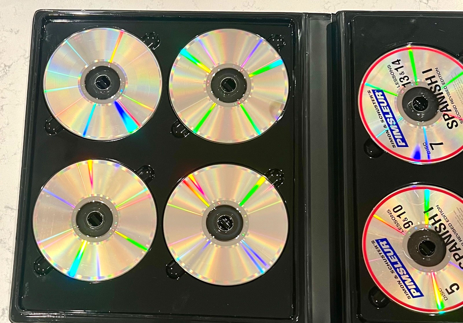 Simon Schuster’s Pimsleur Spanish I Second Revised Edition 16 CD Set 30 Lessons