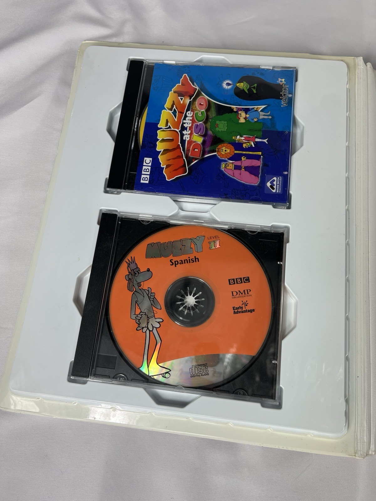 BBC Muzzy Language Course Spanish Level II DVD Video CD Audio Children Teach