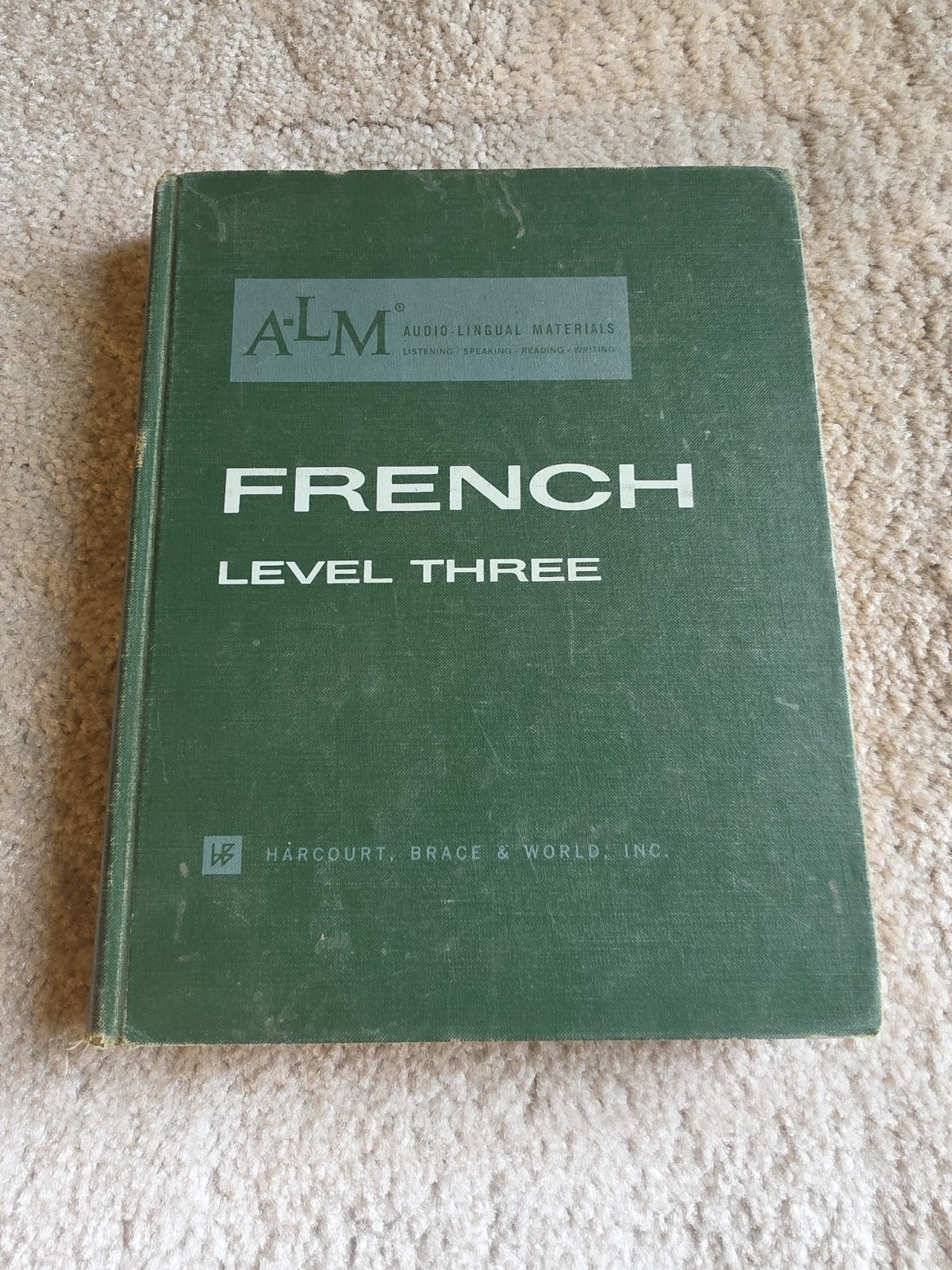 A-LM French Level Three 1964 Audio Lingual Materials Course Vintage