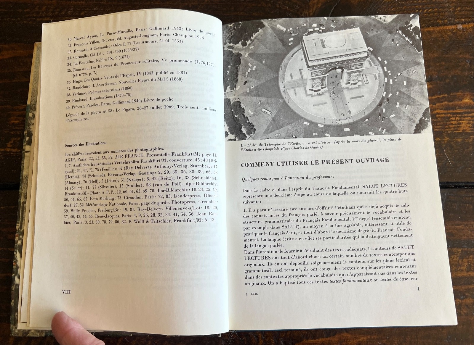 French Study Student Études Française / Salut Lectures German – French workbook