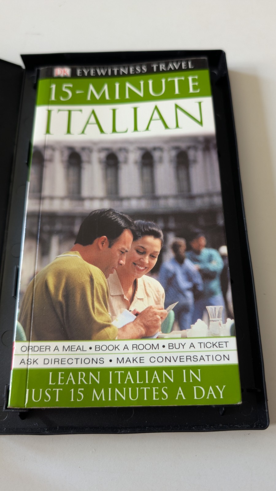 ​DK 15-MINUTE ITALIAN Language Course Book & 2 CDs Eyewitness Travel Study Pack