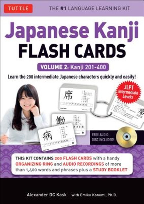 Japanese Kanji Flash Cards : Kanji 201-400: Intermediate Level, Paperback by …