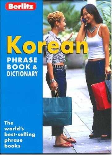 Berlitz Korean Phrase Book – Paperback, by Berlitz Guides – Acceptable n