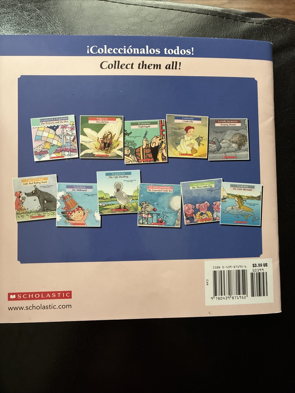 SPANISH & ENGLISH Childrens Book With Audio CD -CENICIENTA Cinderella