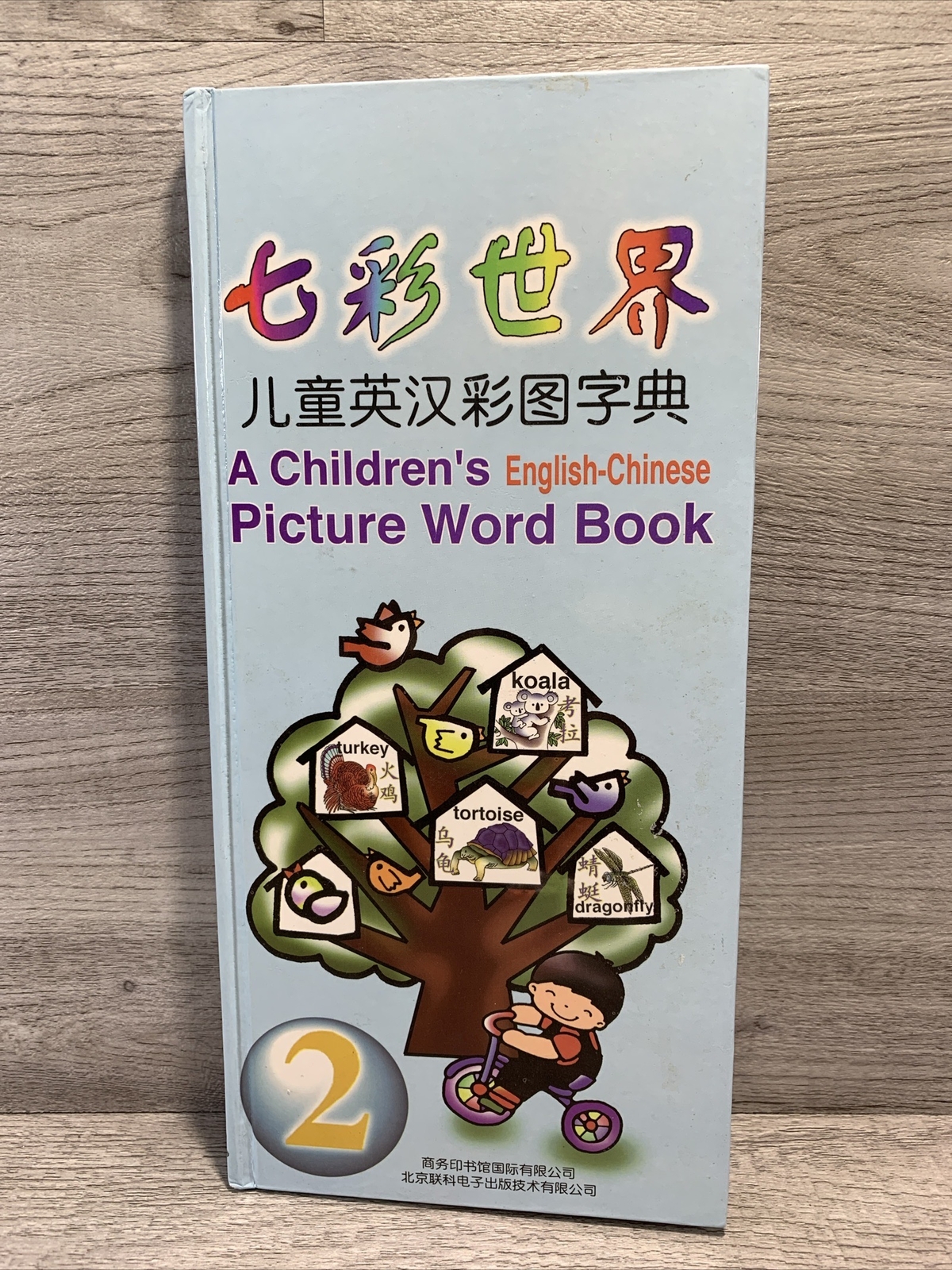 A Childrens English-Chinese Picture Word Book 3 Book Set Hardcover EUC!