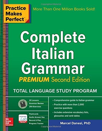 PRACTICE MAKES PERFECT: COMPLETE ITALIAN GRAMMAR, PREMIUM By Marcel Danesi Mint