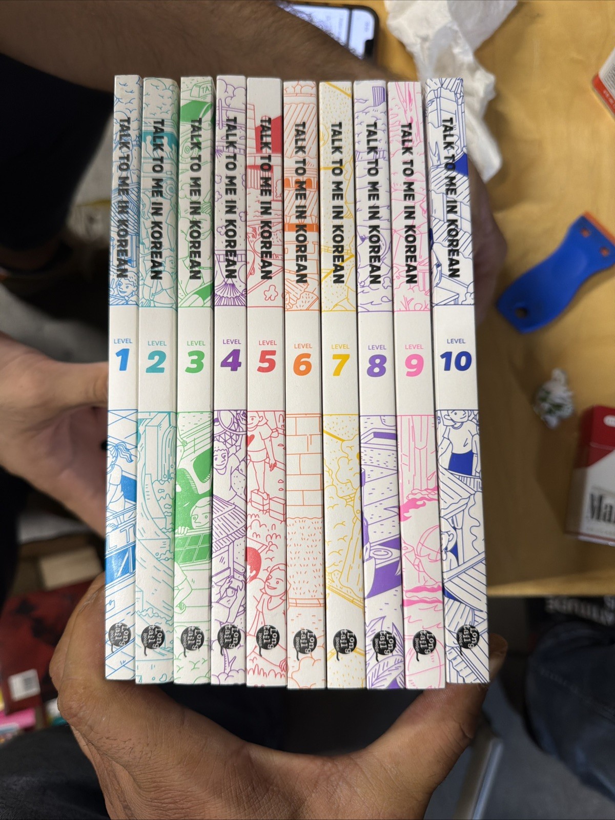 Talk To Me In Korean Level 1 – 10 Korean Language Hangul Study Fun Book Set
