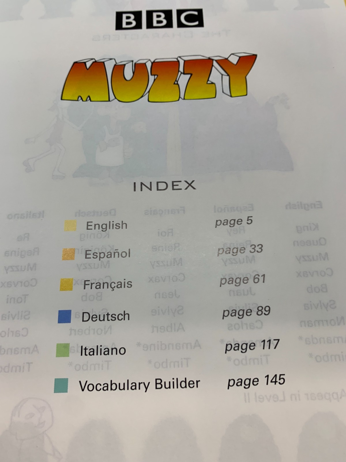 BBC “MUZZY” SPANISH LANGUAGE COURSE FOR CHILDREN OR EVEN ADULTS/ BOOKETS & CD’S