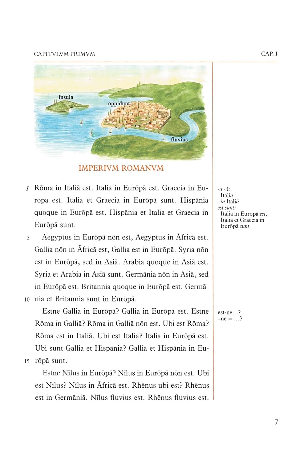 Lingua Latina per se Illustrata, Pars I: Familia Romana