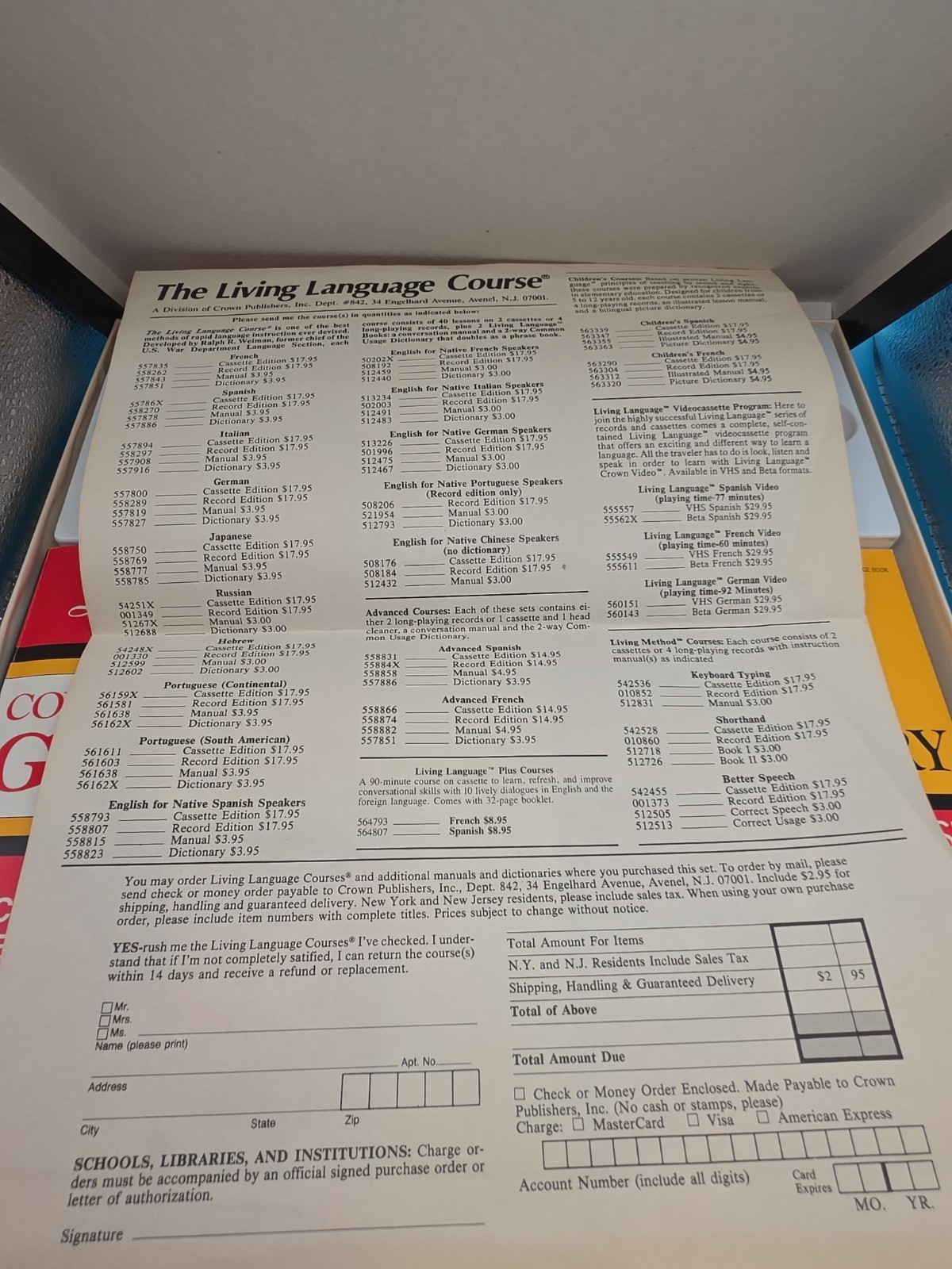 Living German Complete Language Course 2 Cassette Edition 40 Lessons 2 Books