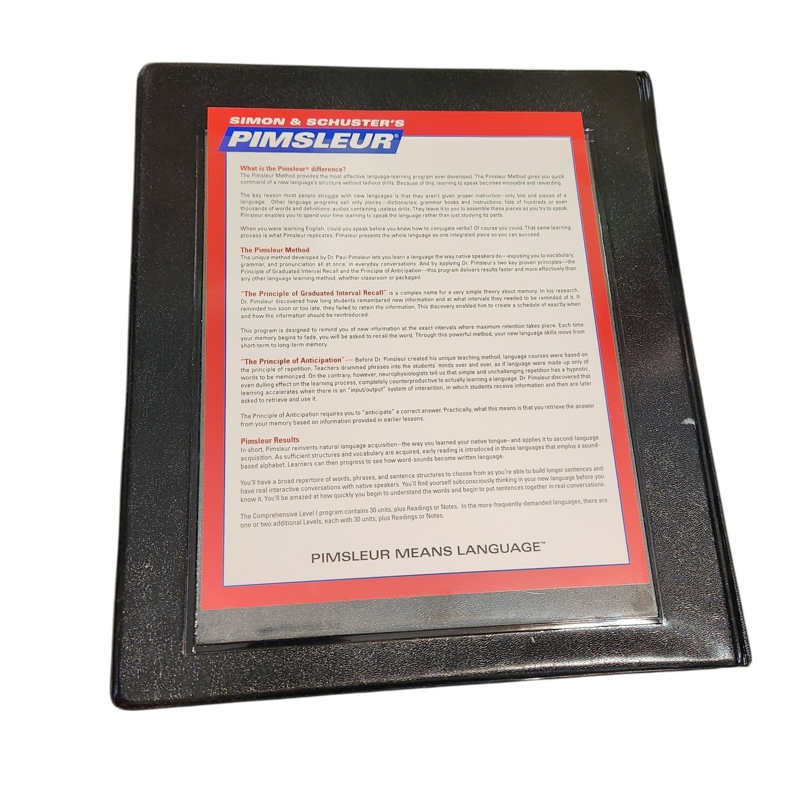 Simon Schuster Pimsleur Spanish I Second Revised Edition Audio CD Course