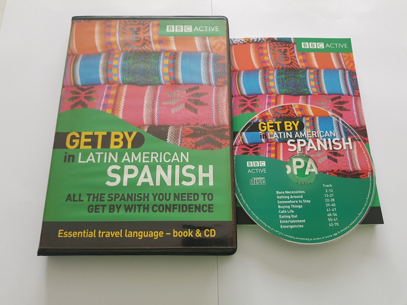 BBC Active Language CD Book Get By In Latin American Spanish Travel Language