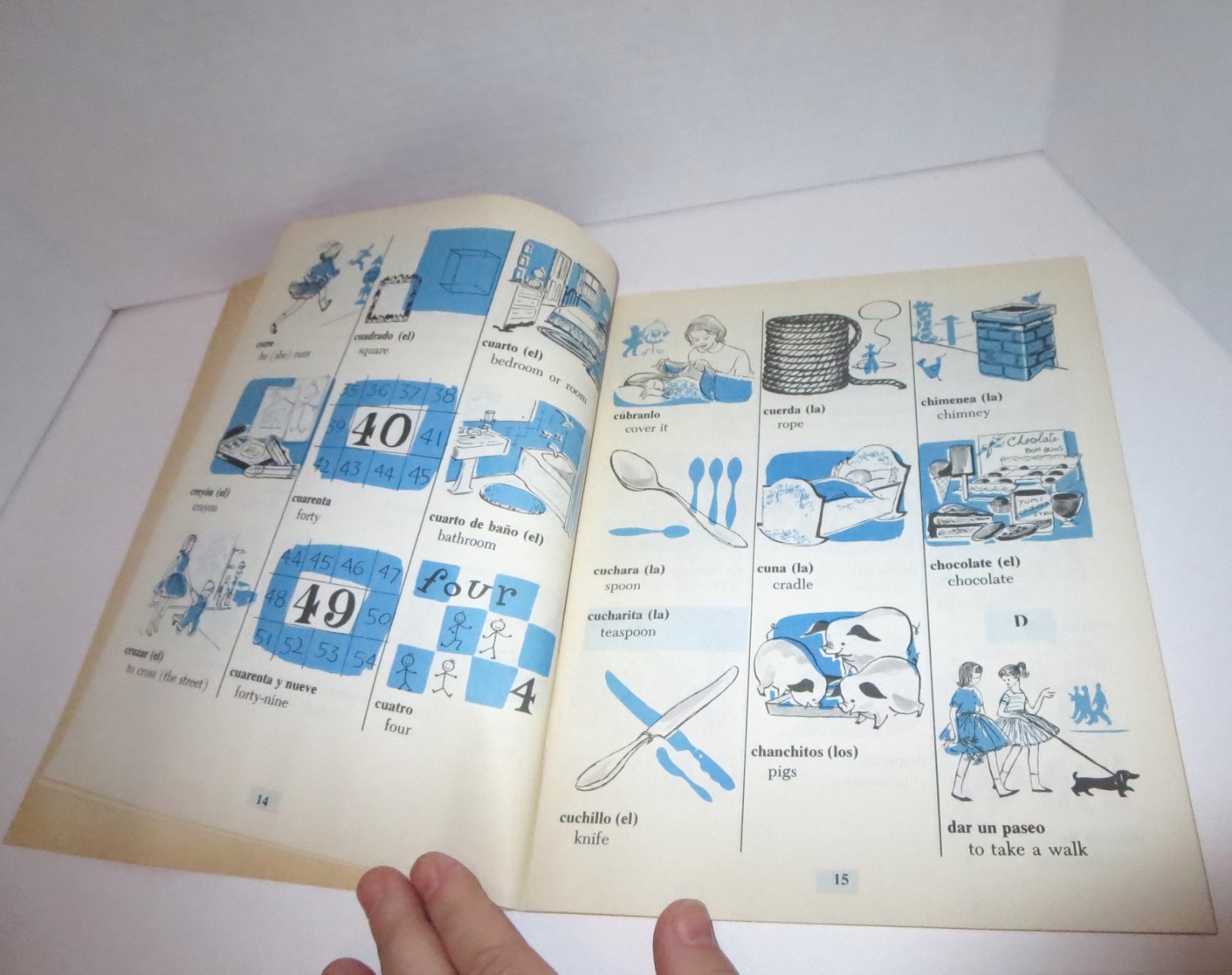 Spanish For Gringos Book W/ Cassette Tapes & Children’s Living Spanish Picture