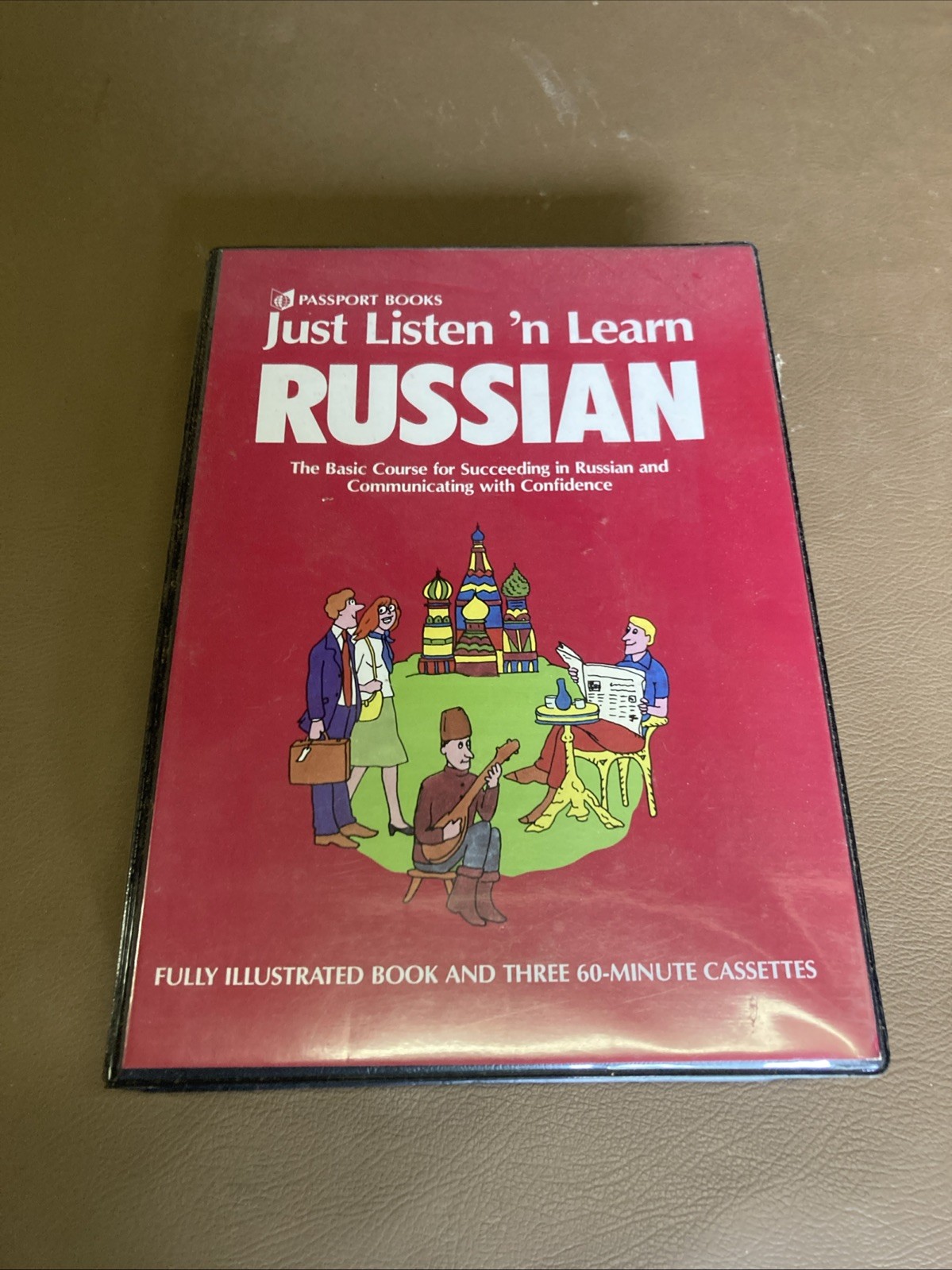 Just Listen And Learn Russian Cassette Tapes And Illustrated Book G3