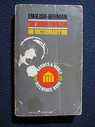 English-German, German-English Dictionary [Jun 01, 1958] Ottenheimer