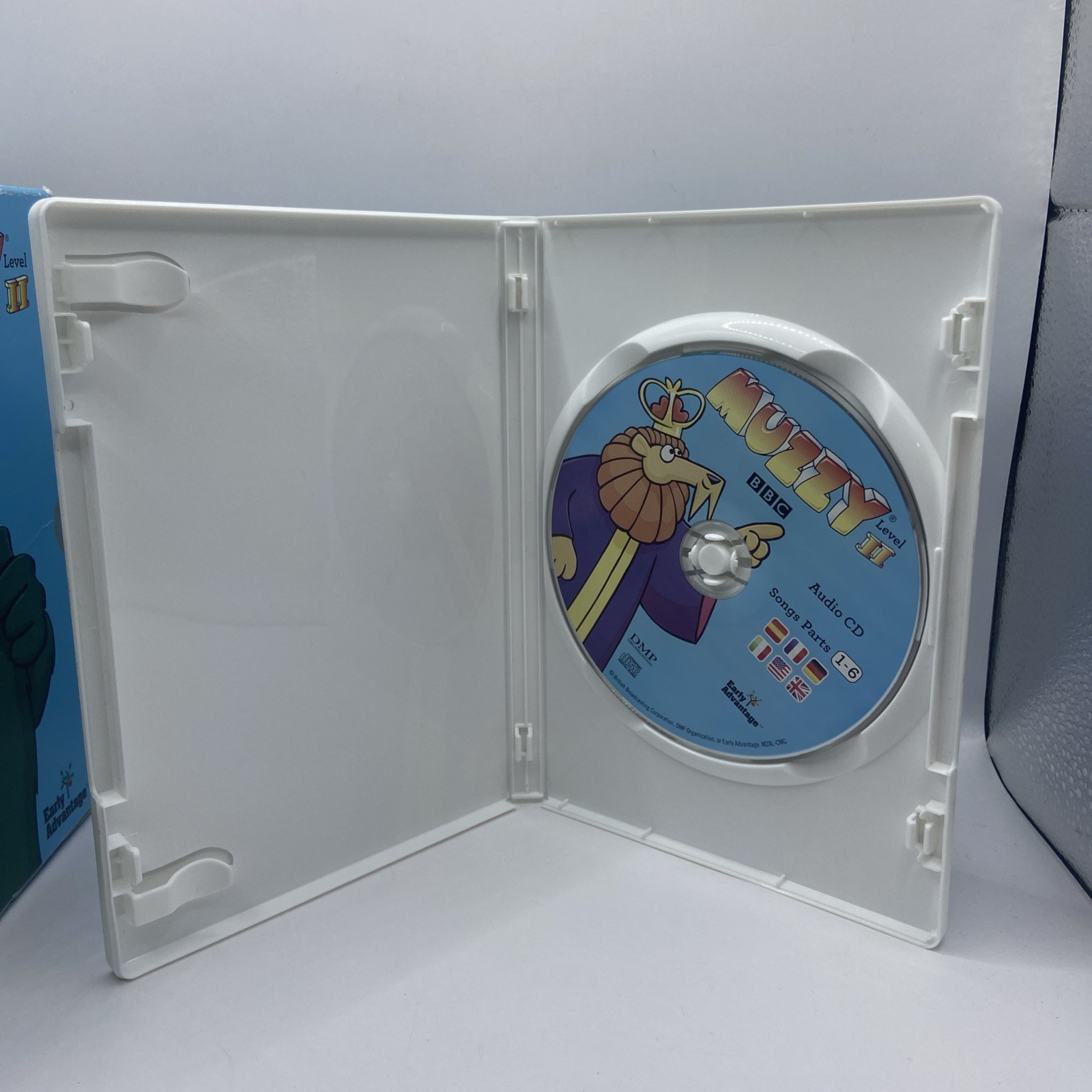 MUZZY BBC Language Level 2 INCOMPLETE DVD,CD Box Set: Story, Songs, Vocabulary