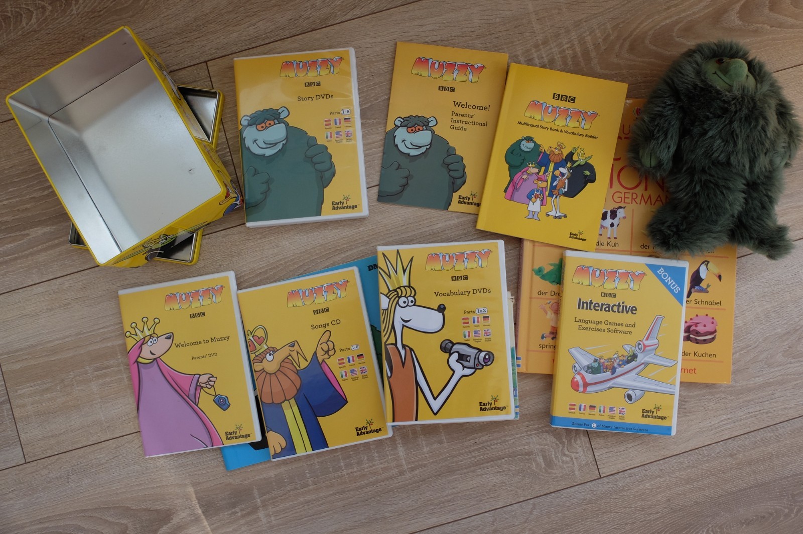 BBC Muzzy Multilingual Lanuage Vocabulary Course Plush Plus Usborne Books
