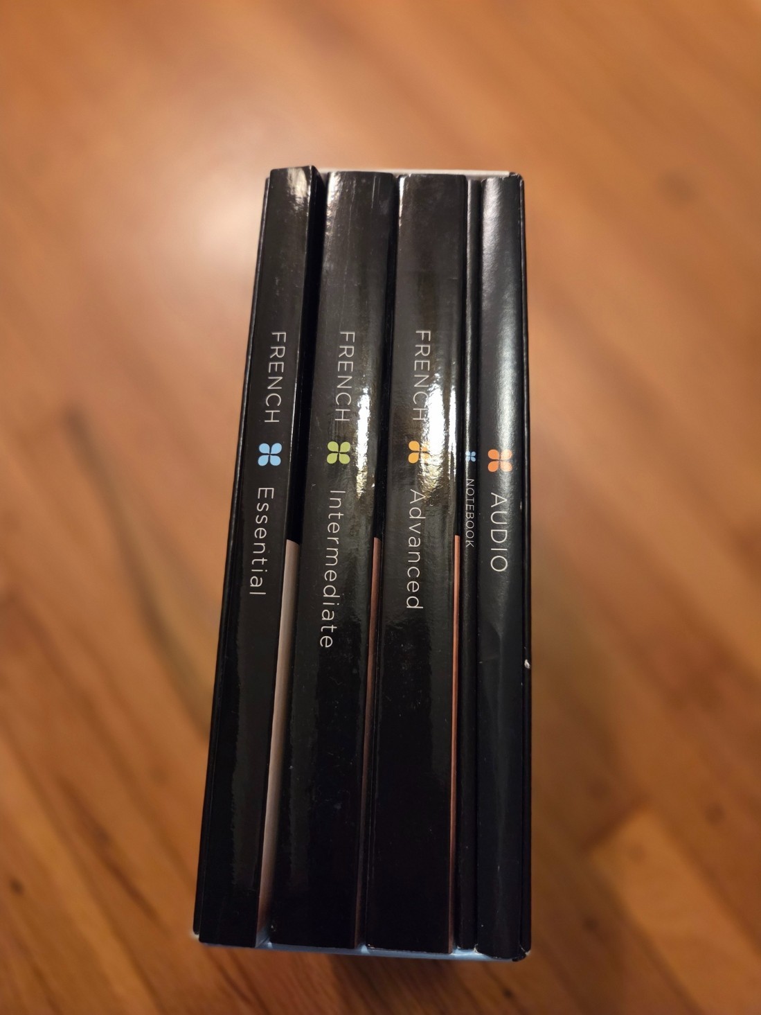 LIVING LANGUAGE FRENCH COMPLETE SERIES W/AUDIO BEGINNER INTERMED ADV EXC COND