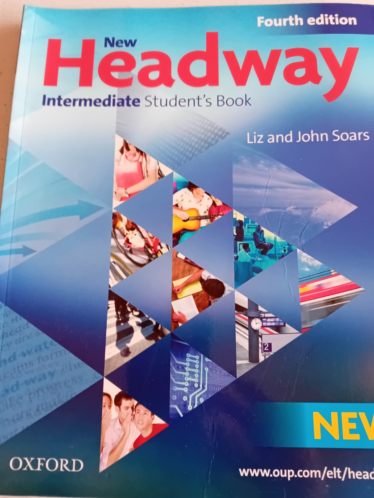 Set of 4 Headway Course Books for EFL Students from Elementary to Intermediate