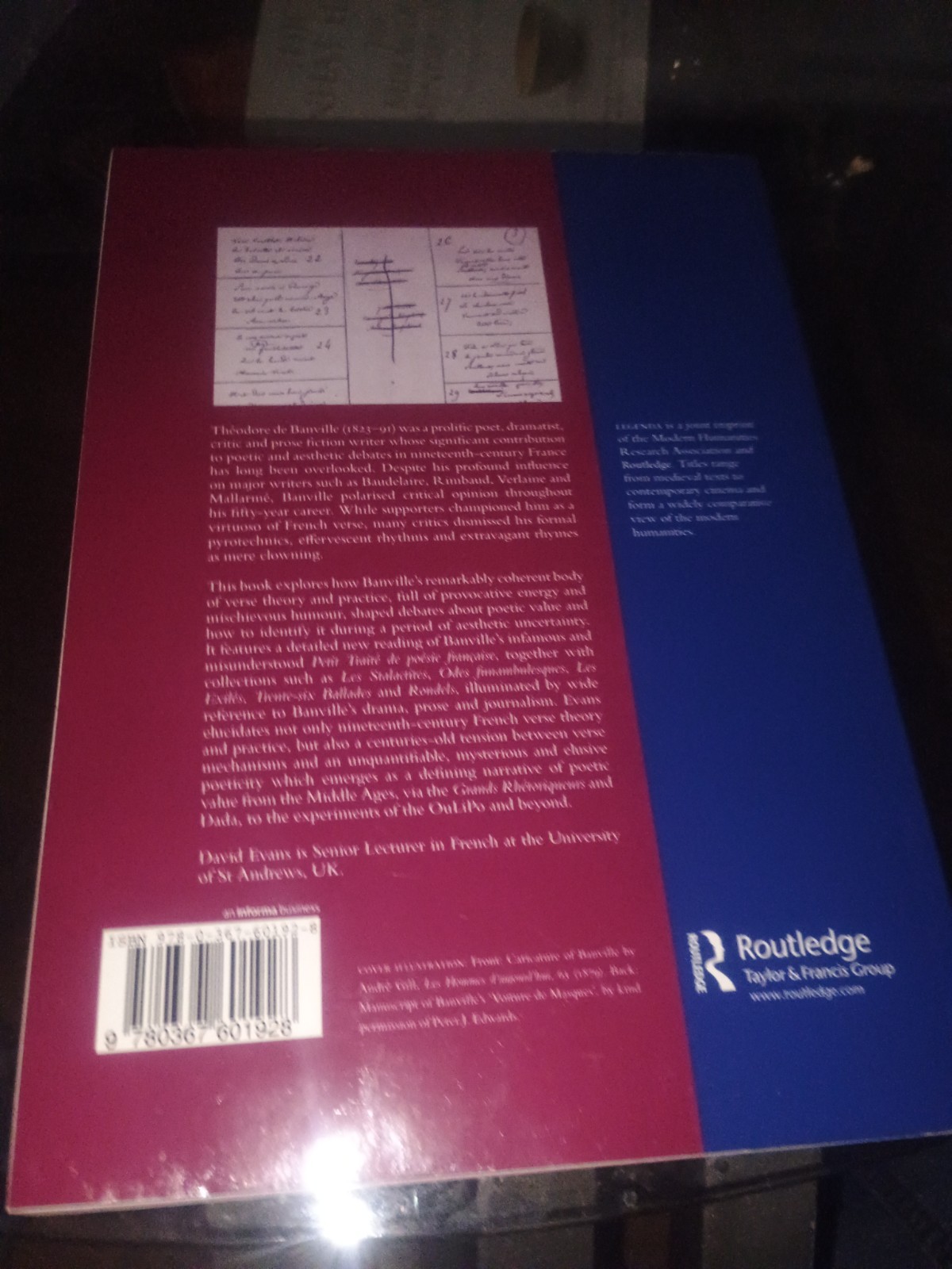 Theodore de Banville Constructing Poetic Value in Nineteenth-Century France