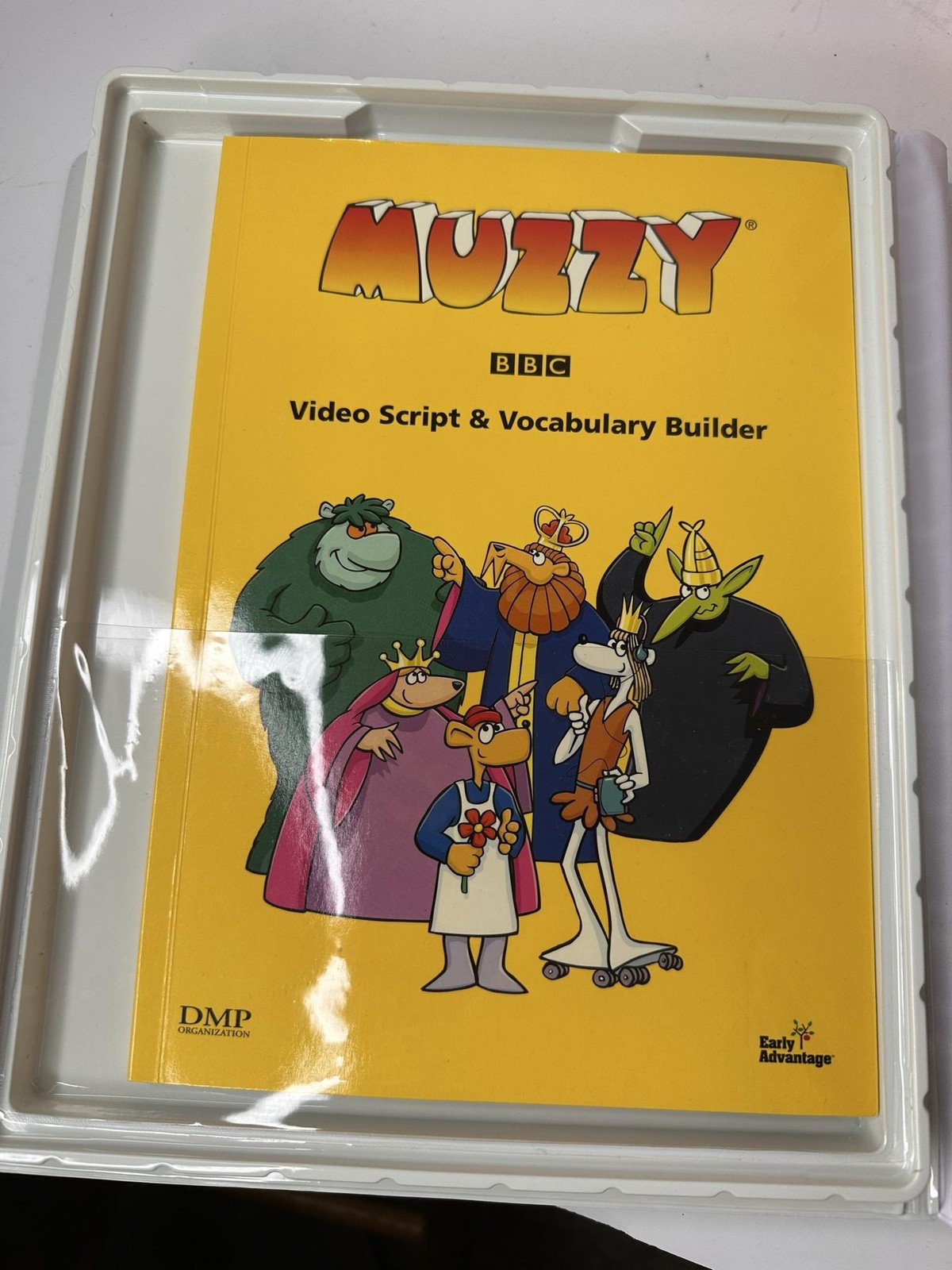 Muzzy BBC German Level I & II Early Advantage DVD CD Book Box Set W Plush Kids
