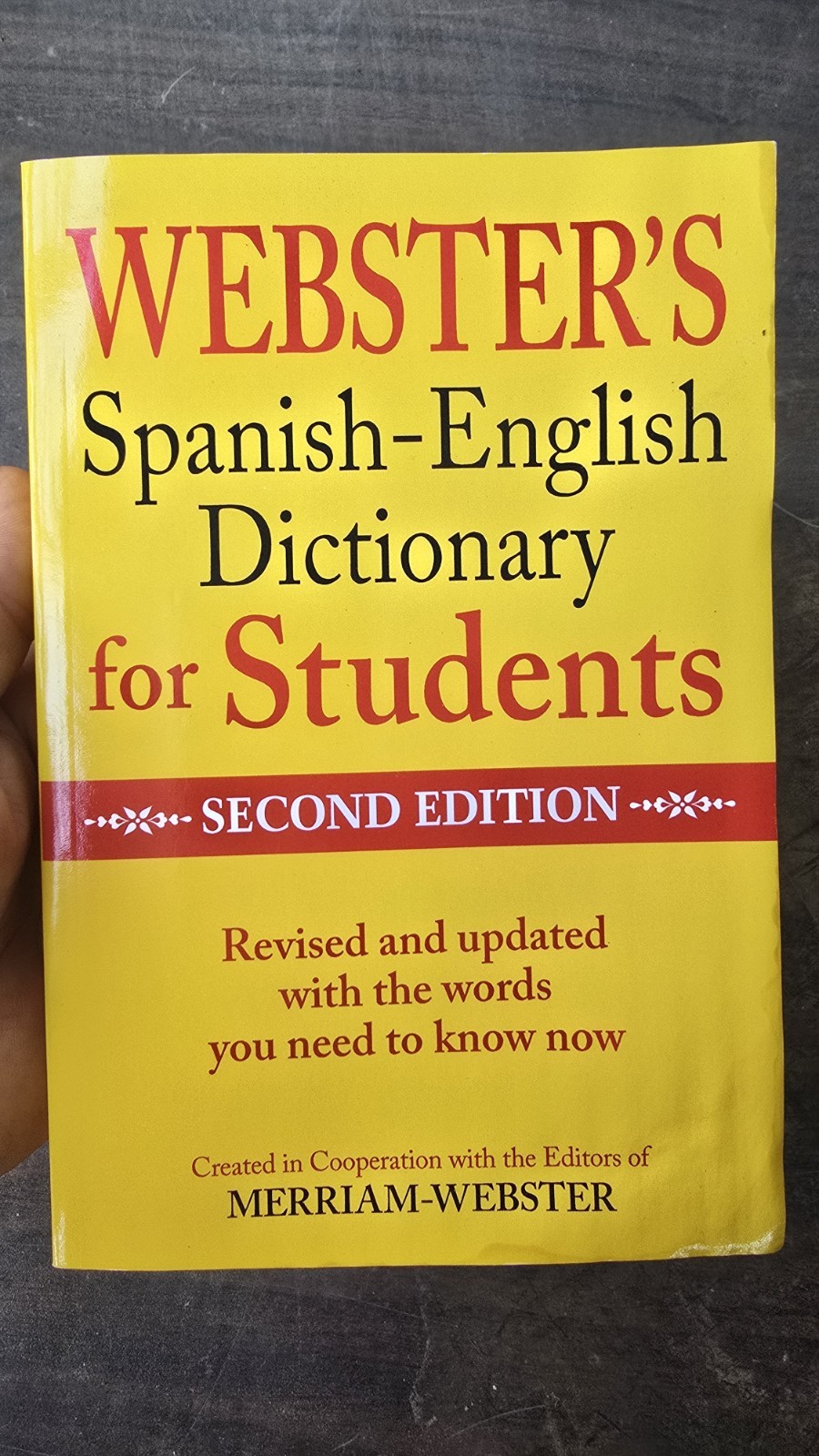 – Webster’s Spanish-English Dictionary for Students by Merriam-Webster (2010,…