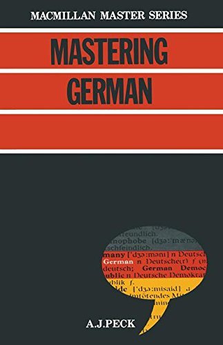 Mastering German (Macmillan Master Series (Languages)) By ANTON