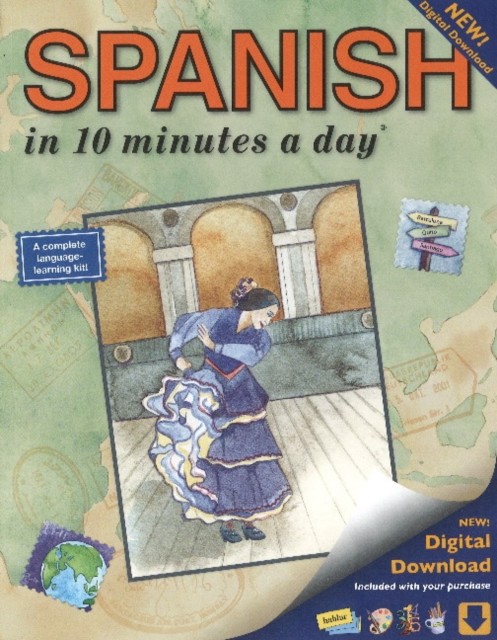 SPANISH in 10 minutes a day by Kristine, MA Kershul (Paperback Book)