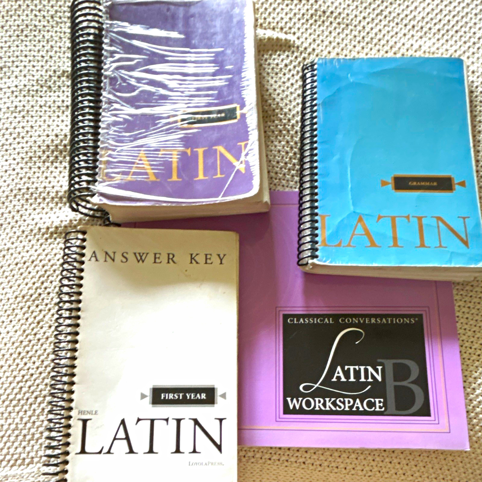 Loyola Press Henle Latin First Year Latin Grammar Spiralbound + Answer Key