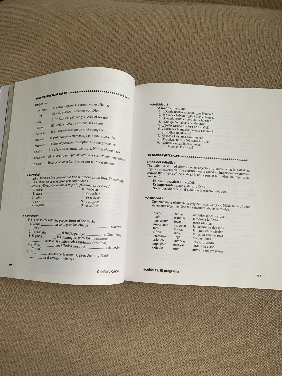 BJU Press Spanish 1, Second Edition, Great Condition, Textbook Only