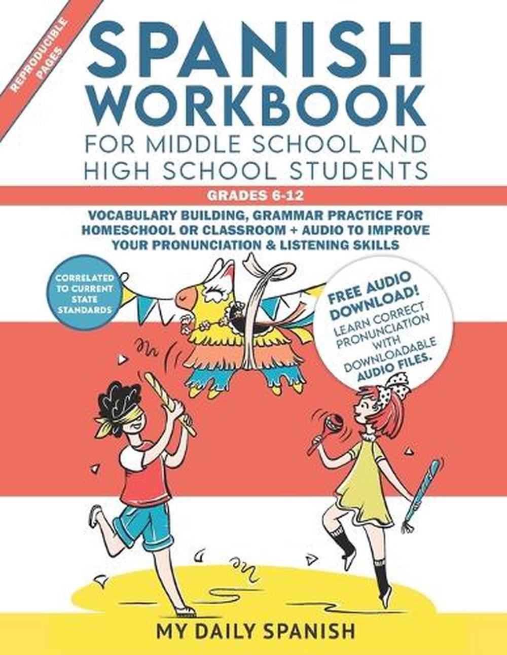 Spanish Workbook for Middle School and High School Students – Grades 6-12: Vocab