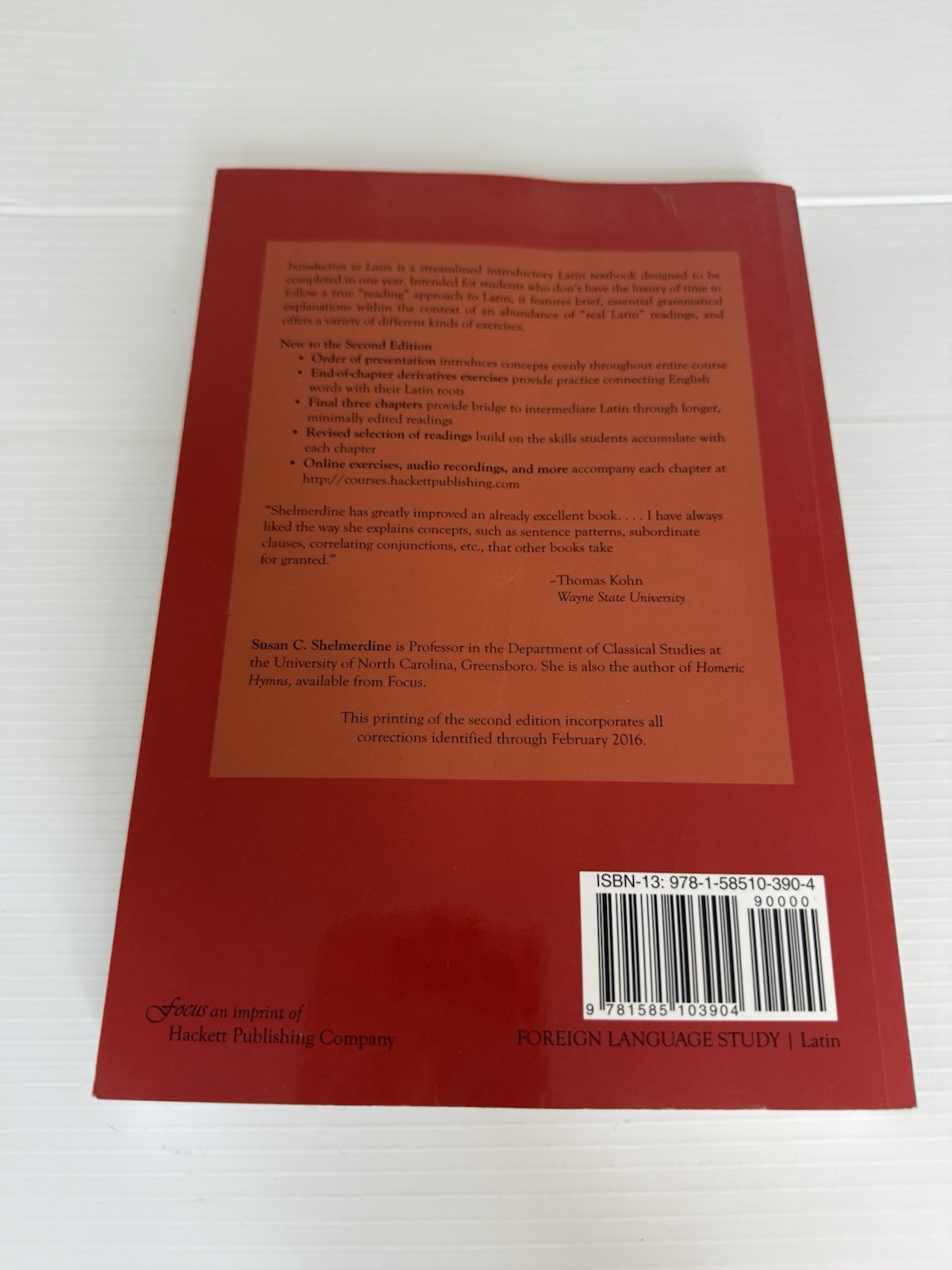 Introduction to Latin, Second Edition, by Susan C. Shelmerdine